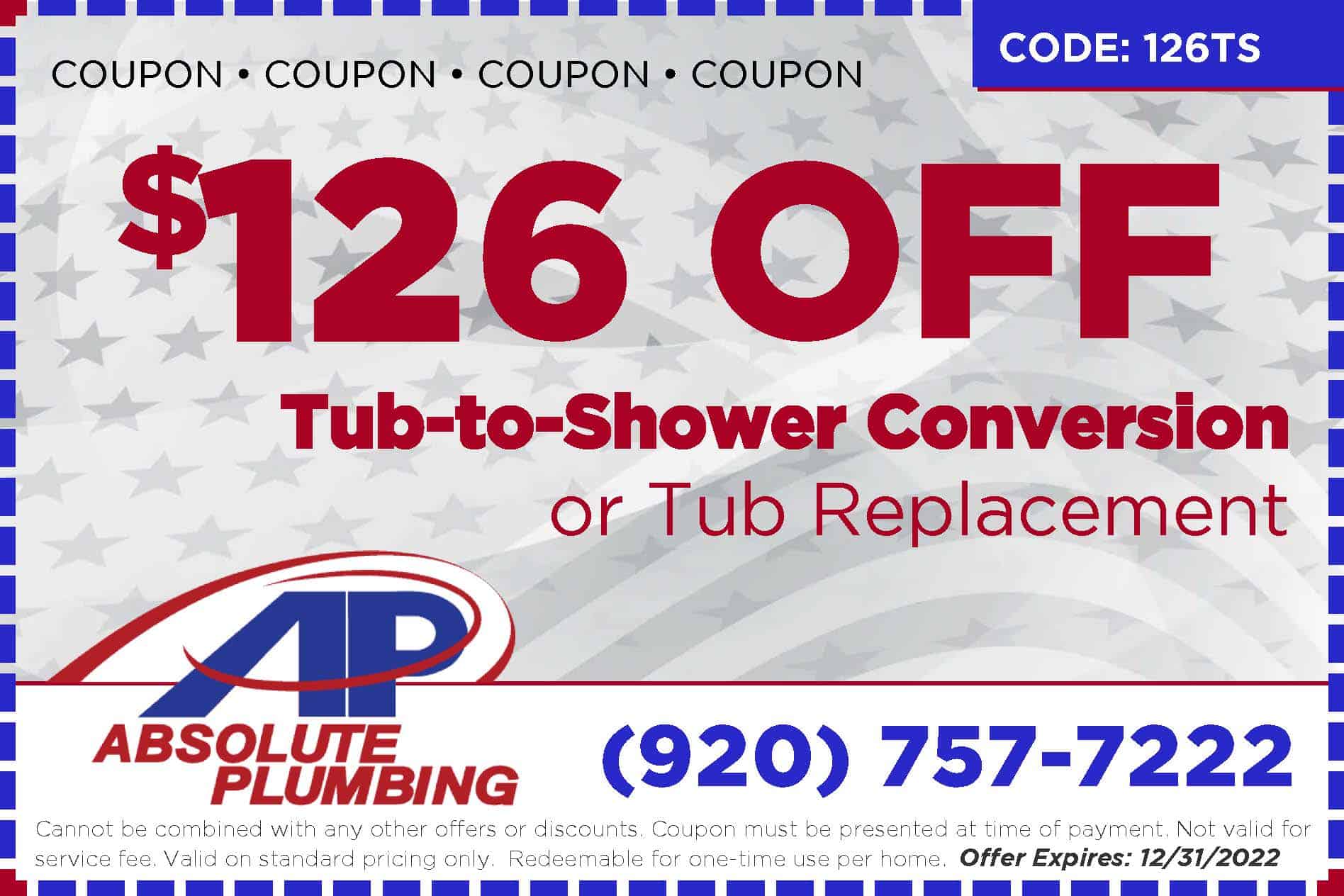 Absolute-2022 Tub-to-Shower Conversion or Tub Replacement